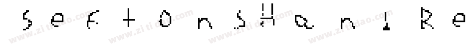 SeftonsHand Regular字体转换